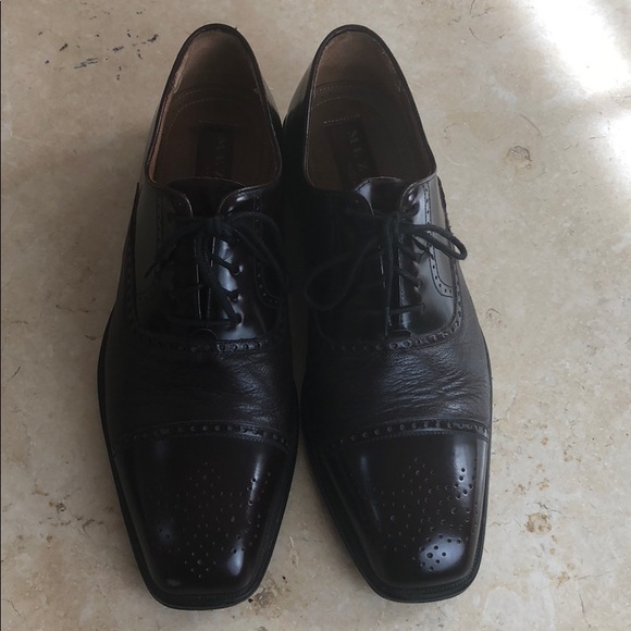 Mezlan Andrew Burgundy leather 10 Used - Picture 1 of 6